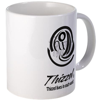 Thizzel Sketch Logo Mugs