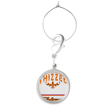 Text Graph Logo Wine Charms
