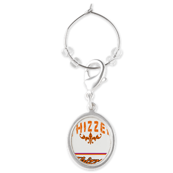 Text Graph Logo Wine Charms