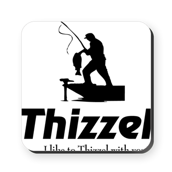 Thizzel Fishing Cork Coaster