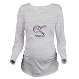 Magnifier Logo Long Sleeve Maternity T-Shirt