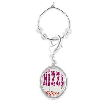 Text Effect Logo Wine Charms