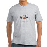 Bridge Logo Men's V-Neck T-Shirt