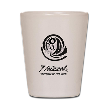 Thizzel Sketch Logo Shot Glass