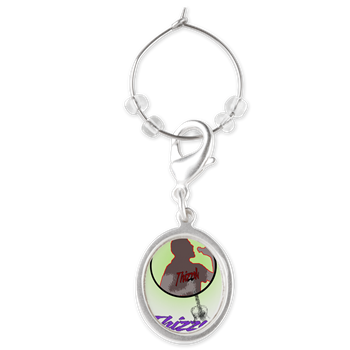 Singer Logo Wine Charms