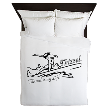 Thizzel Surfing Queen Duvet