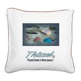 Thizzel Exist Logo Square Canvas Pillow