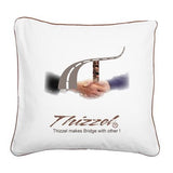 Bridge Logo Square Canvas Pillow