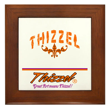 Text Graph Logo Framed Tile