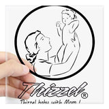 Mom Baby Logo Sticker