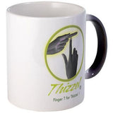 Finger T Logo Mugs