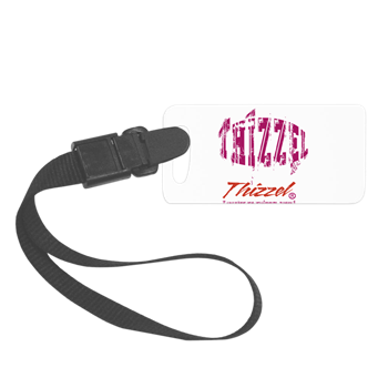 Text Effect Logo Luggage Tag