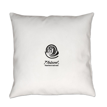 Thizzel Sketch Logo Everyday Pillow