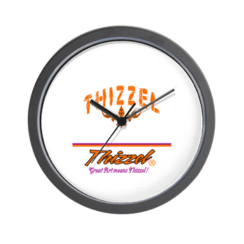 Text Graph Logo Wall Clock