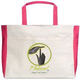 Finger T Logo Beach Tote