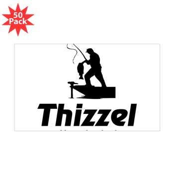 Thizzel Fishing Decal