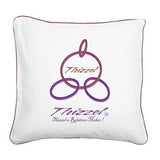 Relationship Logo Square Canvas Pillow