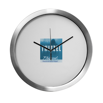 Winter Logo Modern Wall Clock