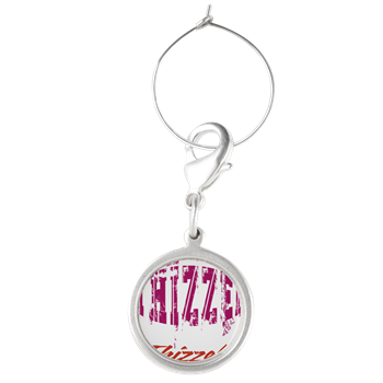 Text Effect Logo Wine Charms