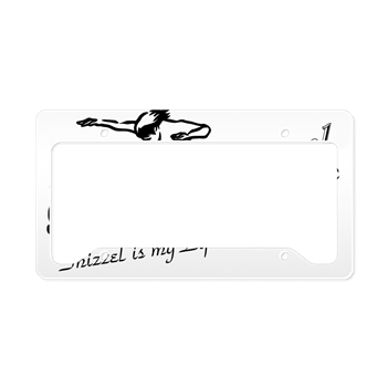 Thizzel Surfing License Plate Holder