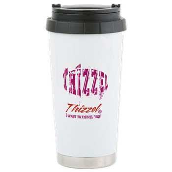 Text Effect Logo Travel Mug