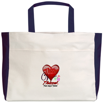 Valentine Logo Beach Tote