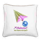 Space Logo Square Canvas Pillow