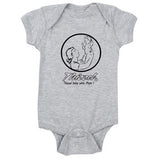 Mom Baby Logo Baby Bodysuit