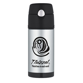 Thizzel Sketch Logo Thermos® Bottle (12oz)