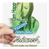 Thizzel make me Happy Sticker