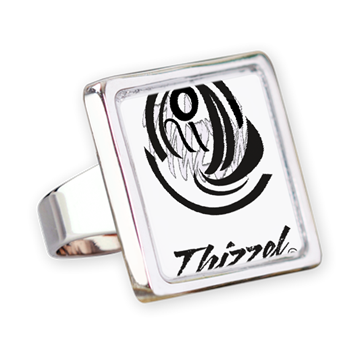 Thizzel Sketch Logo Ring