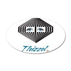 Thizzel Face Logo Wall Decal