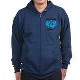 Puzzle Game Logo Zip Hoodie