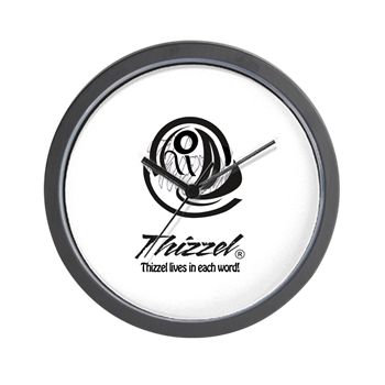 Thizzel Sketch Logo Wall Clock