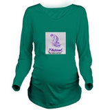 Thizzel Work Long Sleeve Maternity T-Shirt