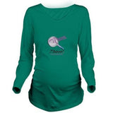Magnifier Logo Long Sleeve Maternity T-Shirt
