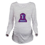 Thizzel Bell Long Sleeve Maternity T-Shirt