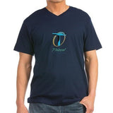 Thizzel Encompass Logo Men's V-Neck T-Shirt