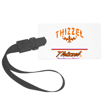 Text Graph Logo Luggage Tag