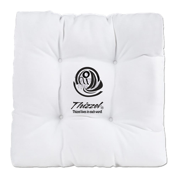 Thizzel Sketch Logo Tufted Chair Cushion