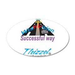 Thizzel Successful Logo Wall Decal