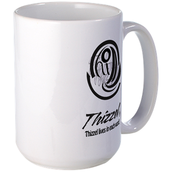 Thizzel Sketch Logo Mugs