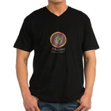 Discover Earth Logo Men's V-Neck T-Shirt