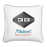 Thizzel Face Logo Square Canvas Pillow