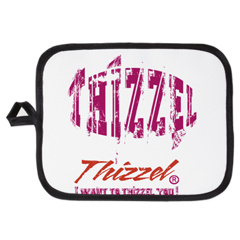 Text Effect Logo Potholder