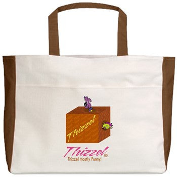 Funny Logo Beach Tote