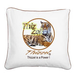 Power Logo Square Canvas Pillow
