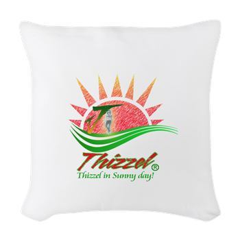 Summer Logo Woven Throw Pillow