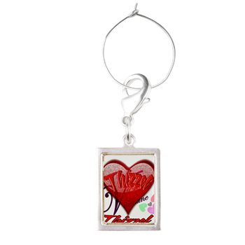 Valentine Logo Wine Charms