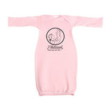 Mom Baby Logo Baby Gown